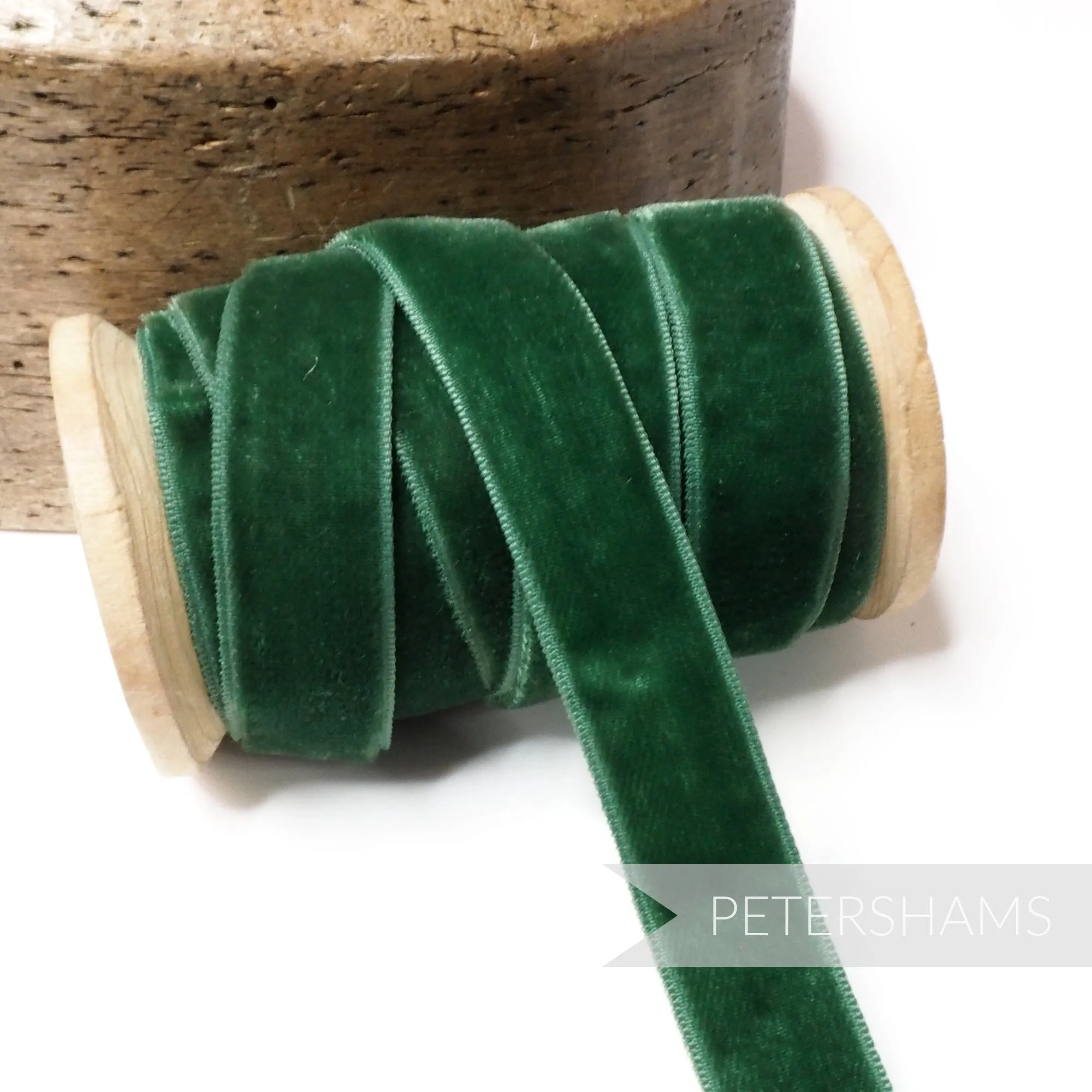 16mm Vintage Velvet Ribbon (Various Makes) - 1m