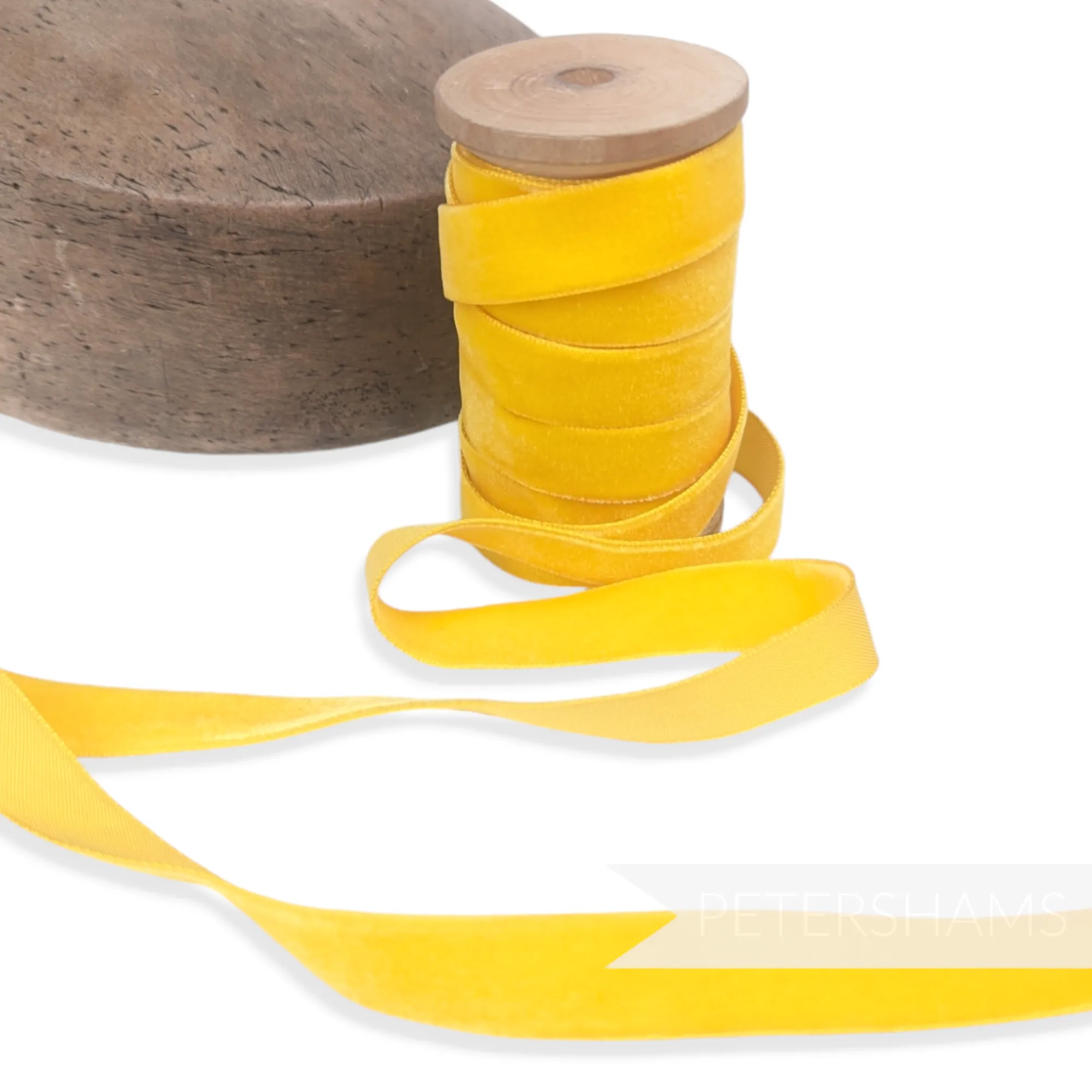 16mm Vintage Velvet Ribbon (Various Makes) - 1m