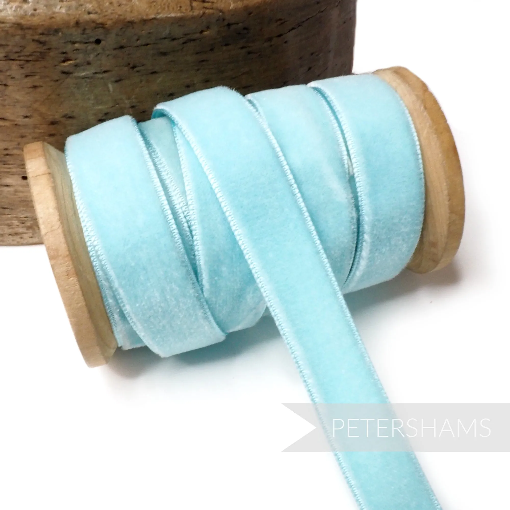 16mm Vintage Velvet Ribbon (Various Makes) - 1m