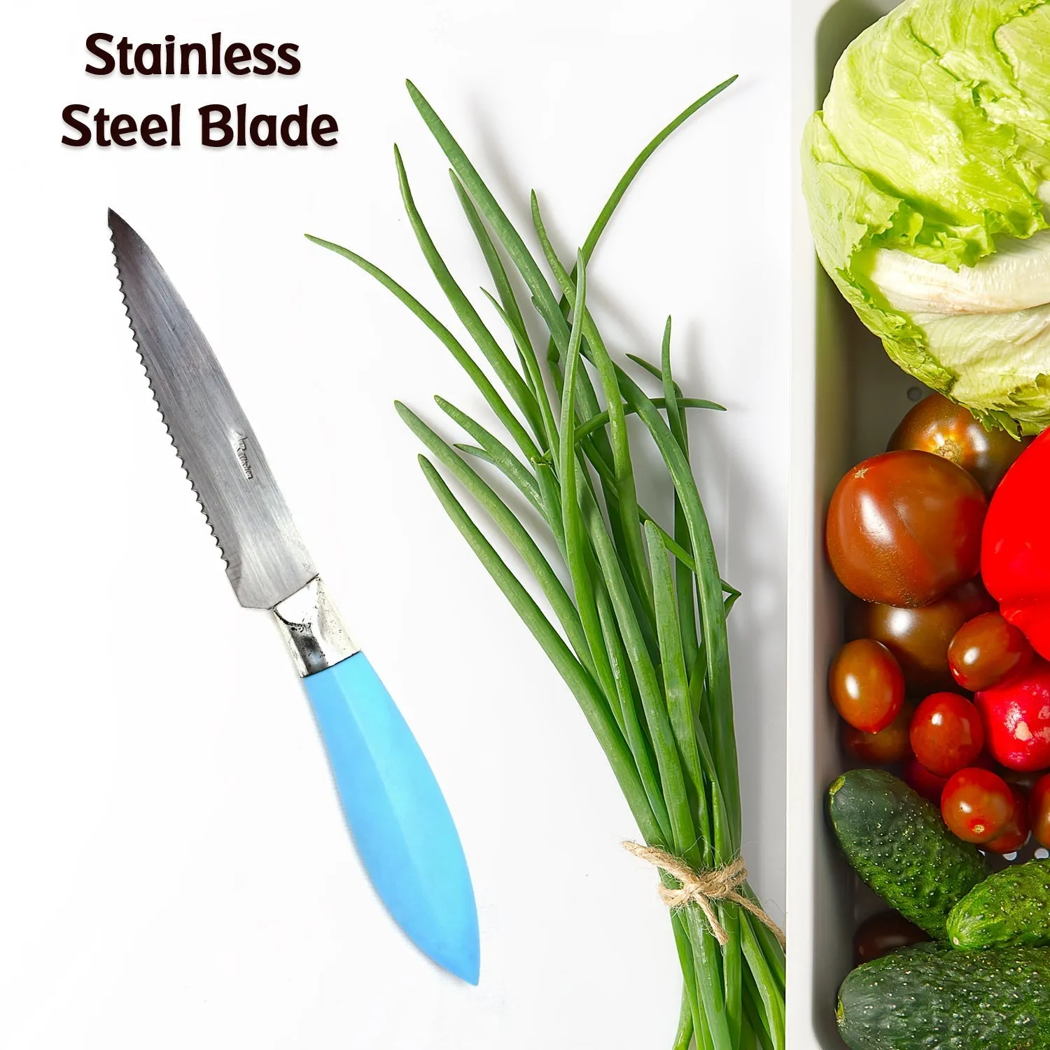 2295 Durable Serrated Vegetable / Meat Cutting Knife