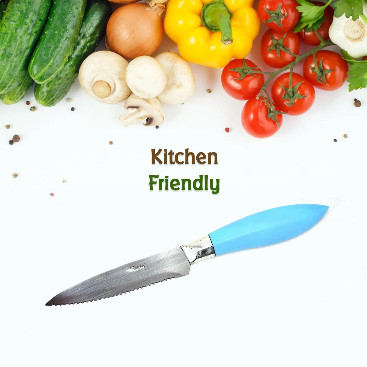 2295 Durable Serrated Vegetable / Meat Cutting Knife
