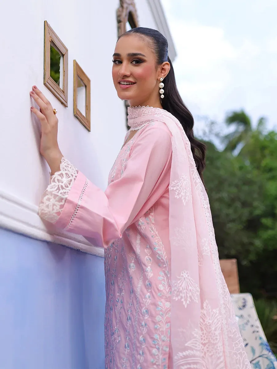 3pc - Stitched Signature Embroidered Cambric Suit