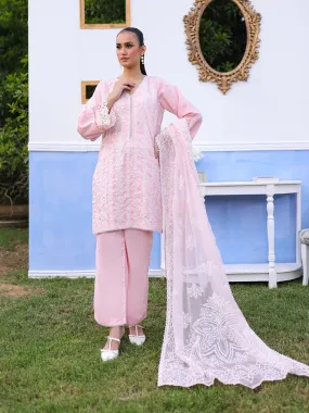 3pc - Stitched Signature Embroidered Cambric Suit