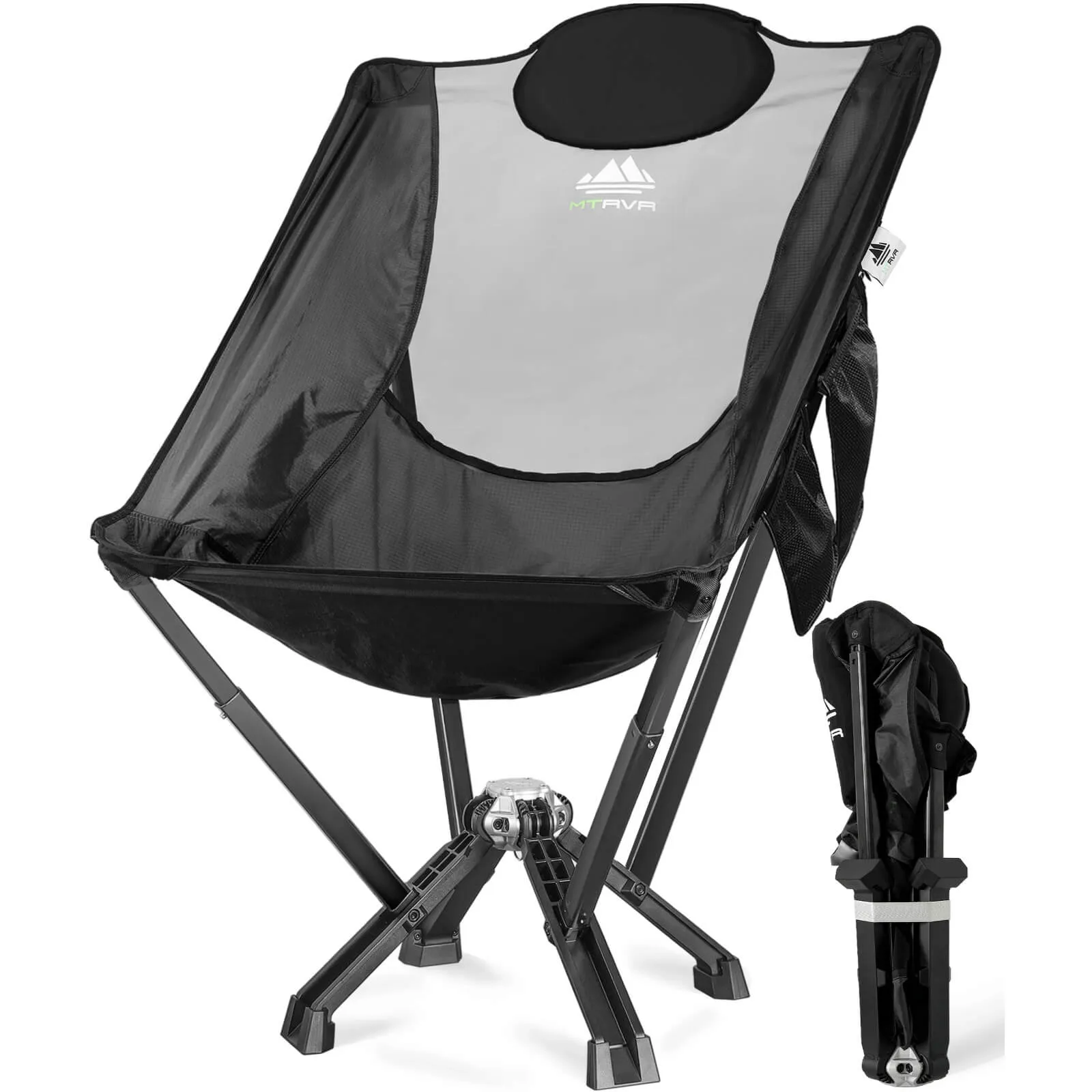 5-Pack: 4xBlack High Back Chairs 1xLong Table