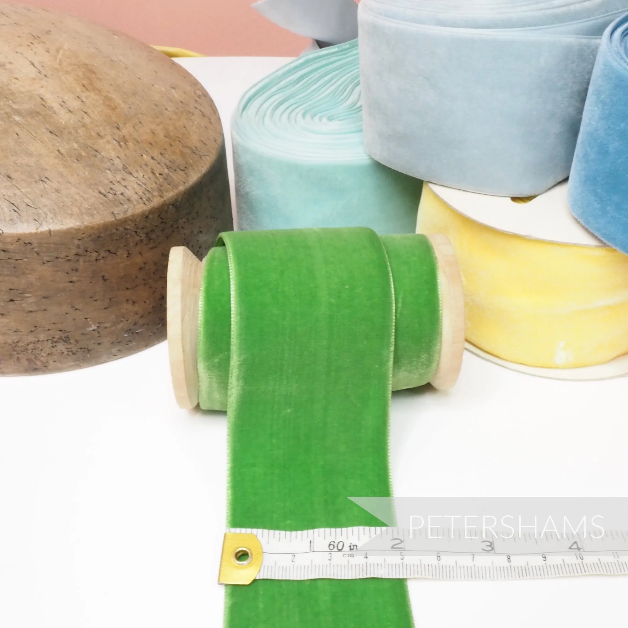 52mm Wide Vintage Velvet Ribbon - 1m