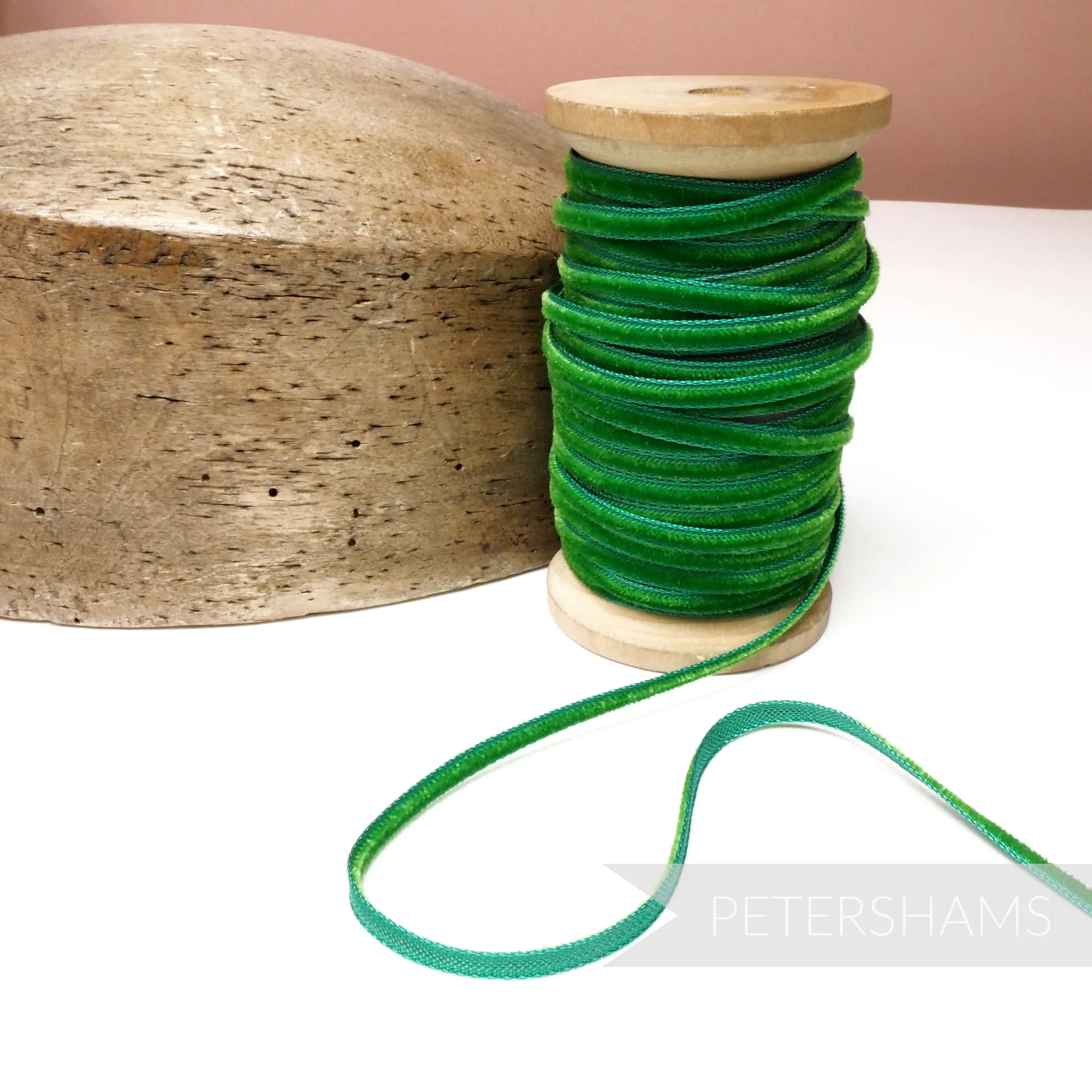 5mm Skinny Vintage Velvet Ribbon (Various Makes) - 1m