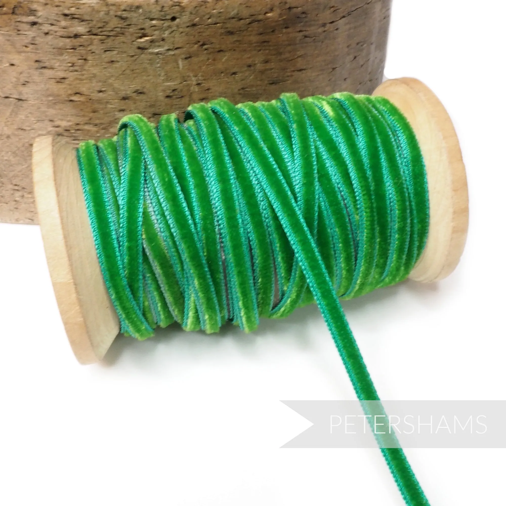 5mm Skinny Vintage Velvet Ribbon (Various Makes) - 1m