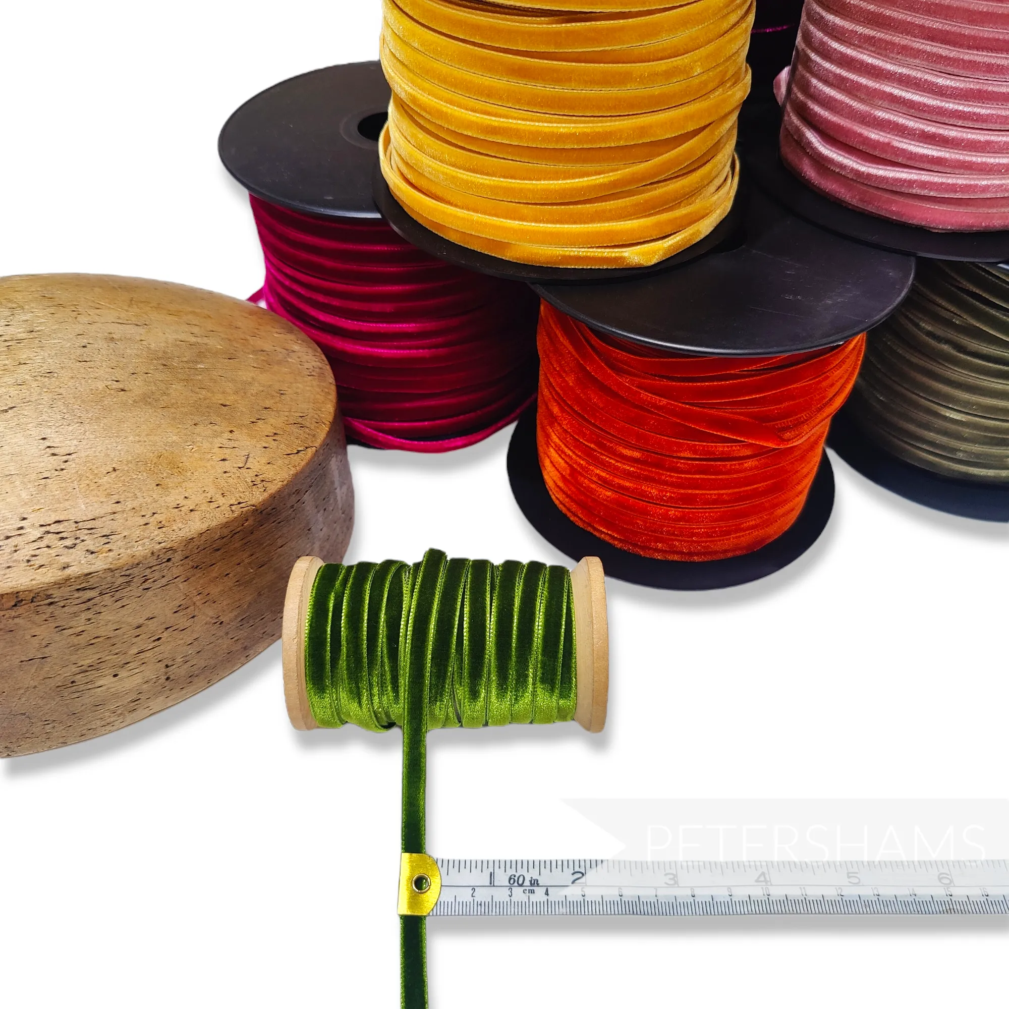 7mm French Velvet Ribbon - 1m