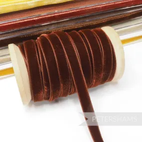 9mm Vintage Velvet Ribbon (Various Makes) - 1m