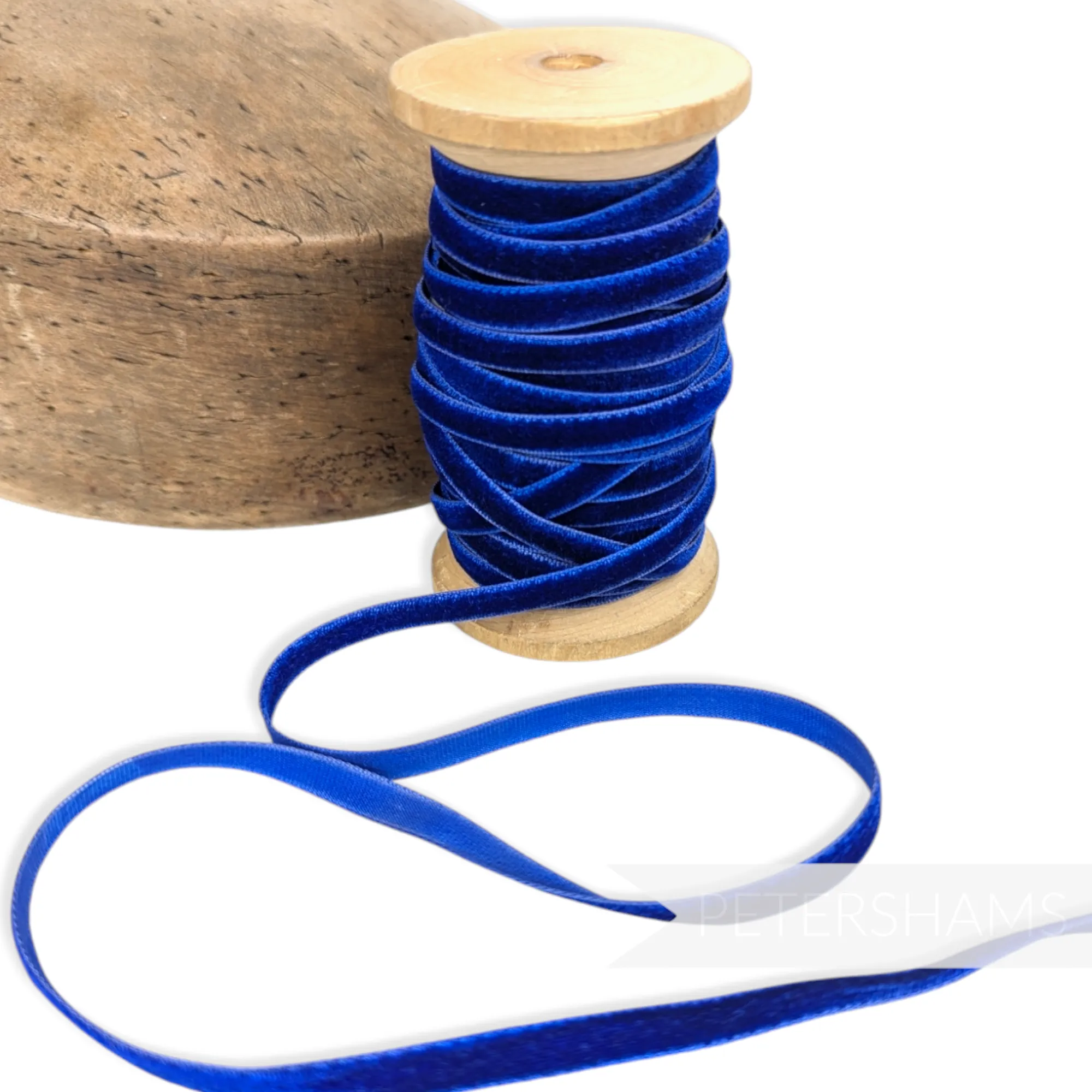 9mm Vintage Velvet Ribbon (Various Makes) - 1m