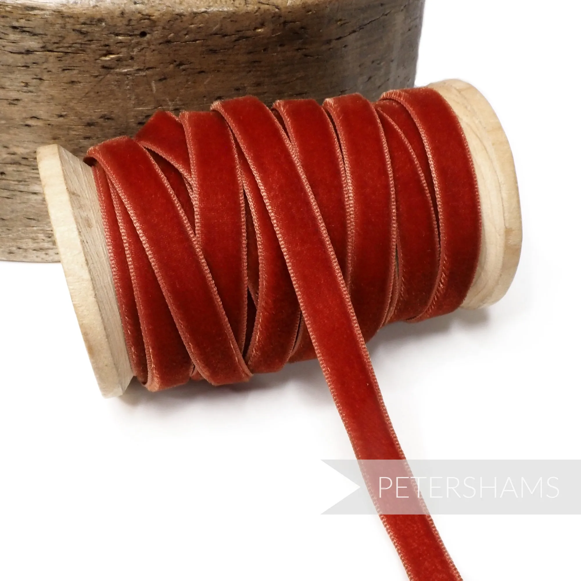 9mm Vintage Velvet Ribbon (Various Makes) - 1m