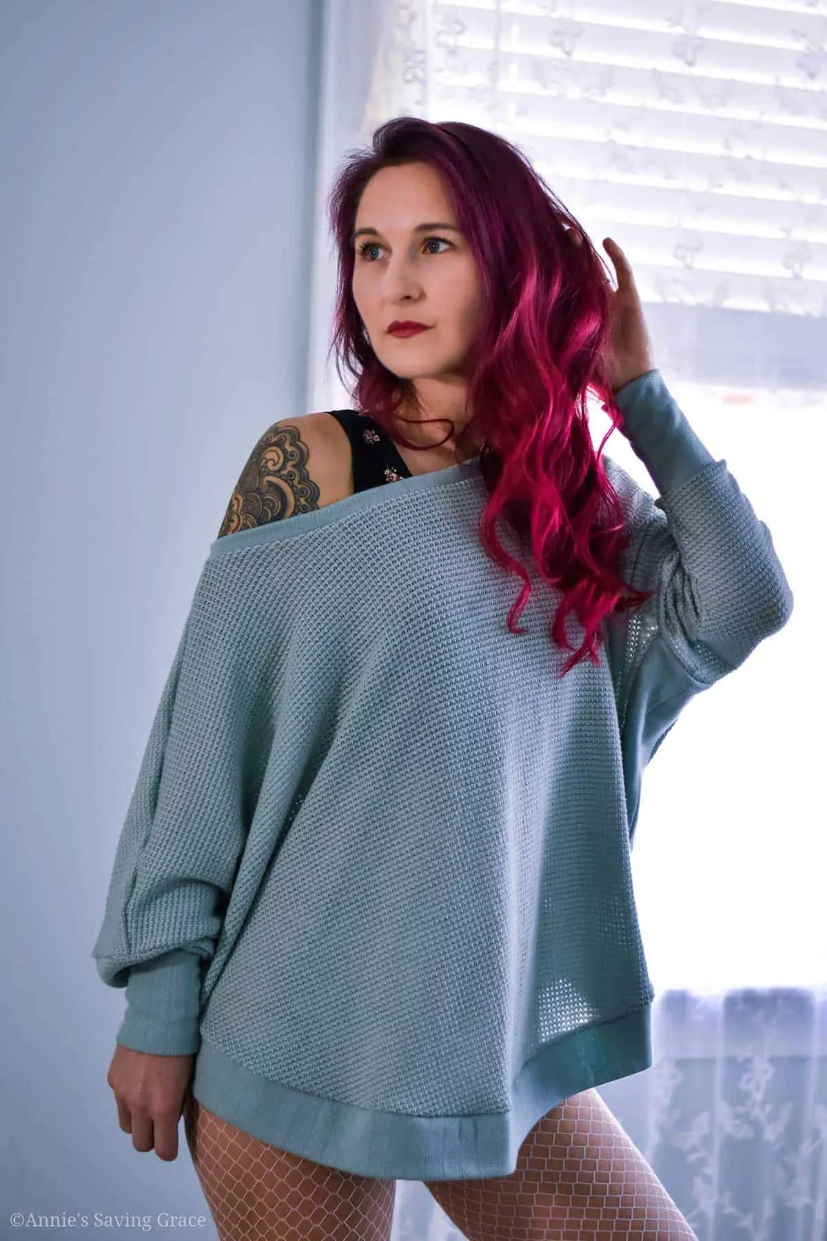 Adult Olive Oversized Sweater