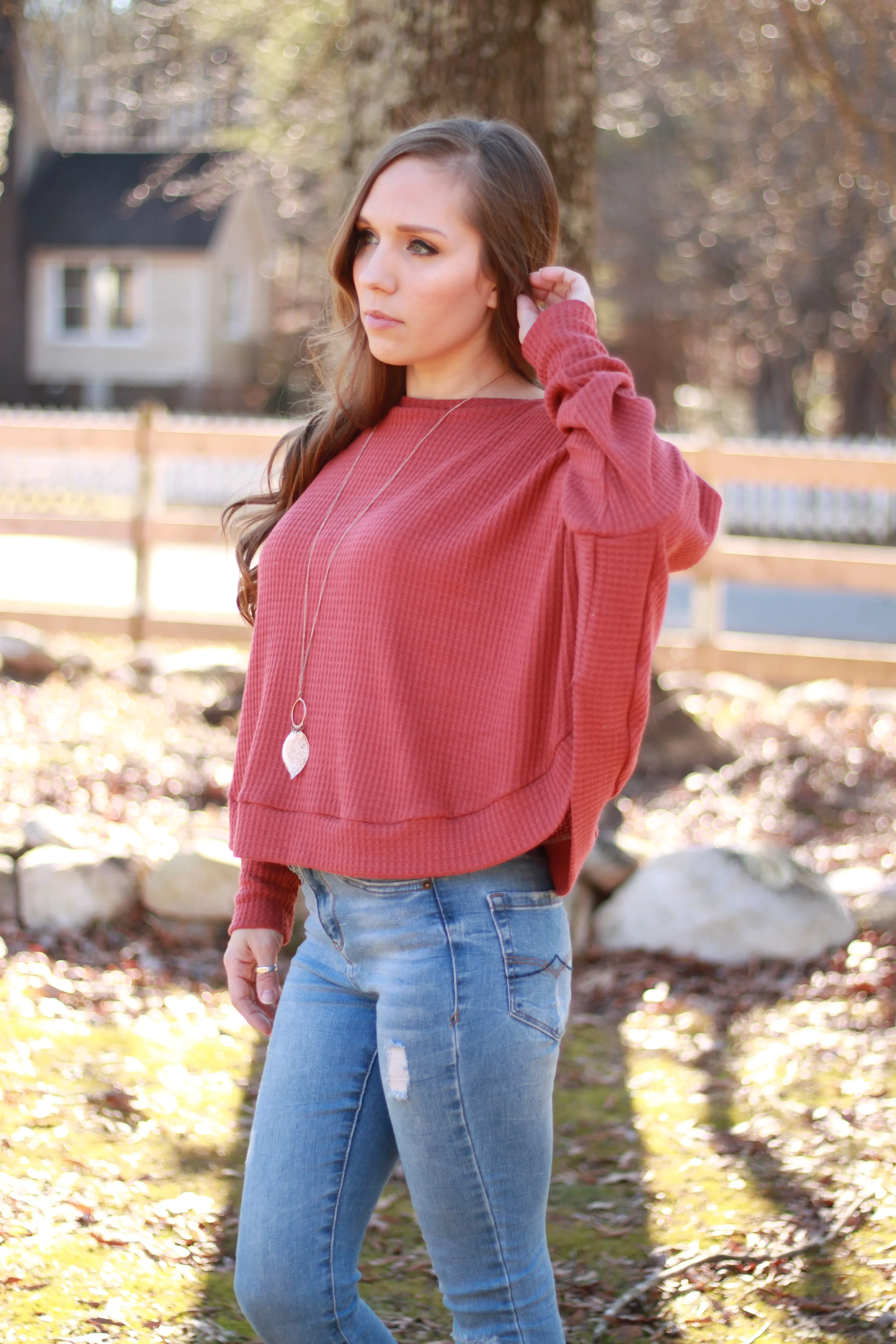 Adult Olive Oversized Sweater