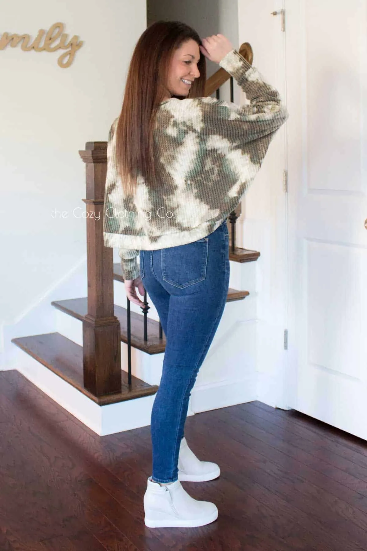 Adult Olive Oversized Sweater