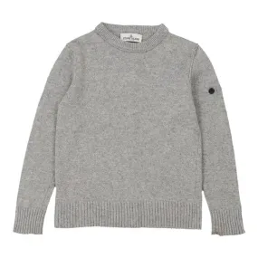Age 8 Stone Island Jumper - Small Grey Wool