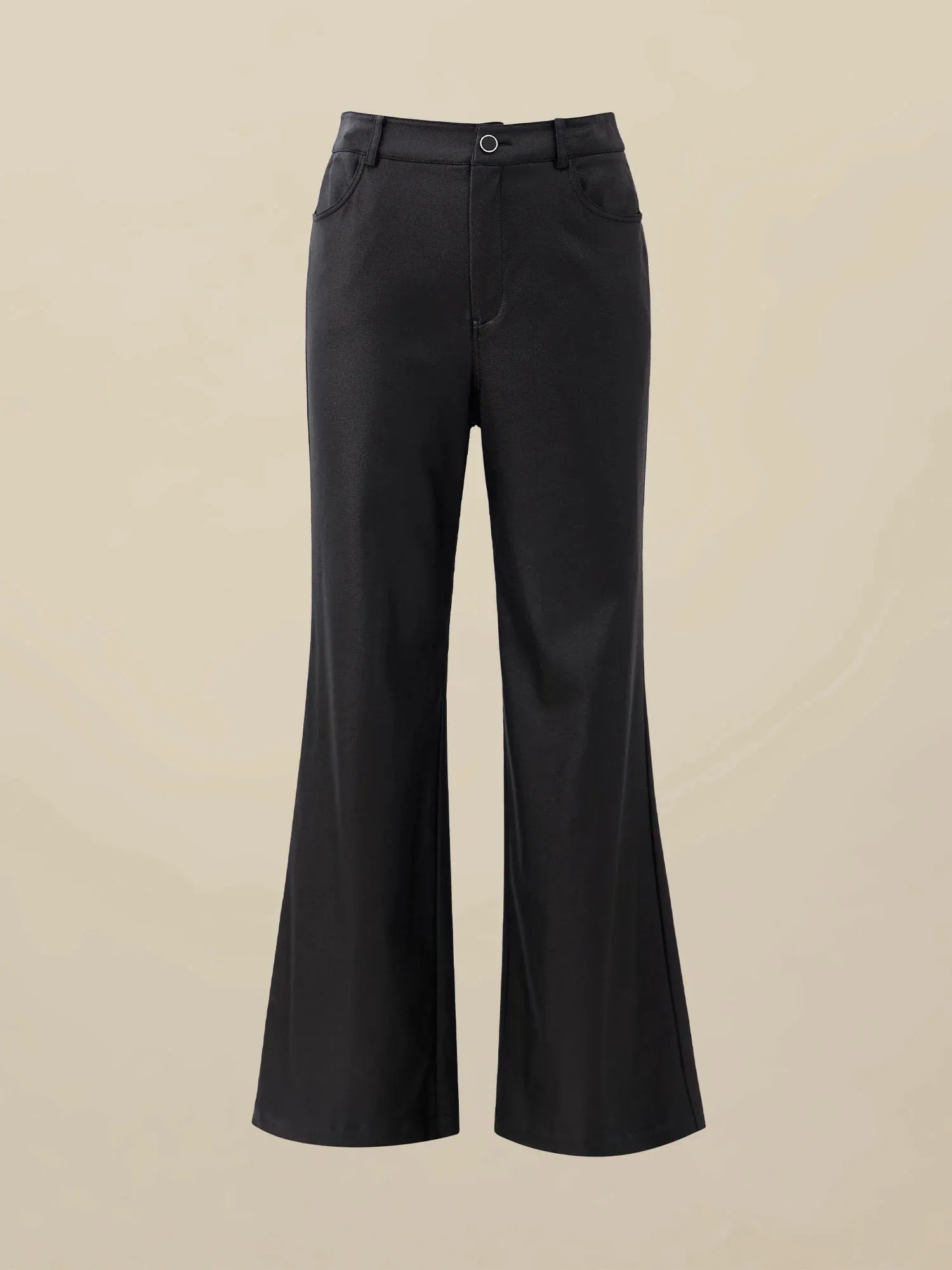 Amoretu Women's Stretch Flared Wide-Leg Pants