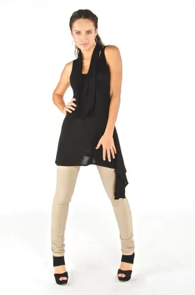 Asymmetrical Tunic - Black