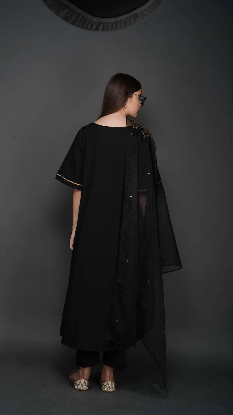 Black & Golden Suit Set