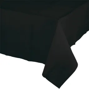 Black Velvet Tablecover 54"X 108" Polylined Tissue