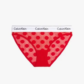 Calvin Klein BIKINI XAT Womens Bikini Rouge