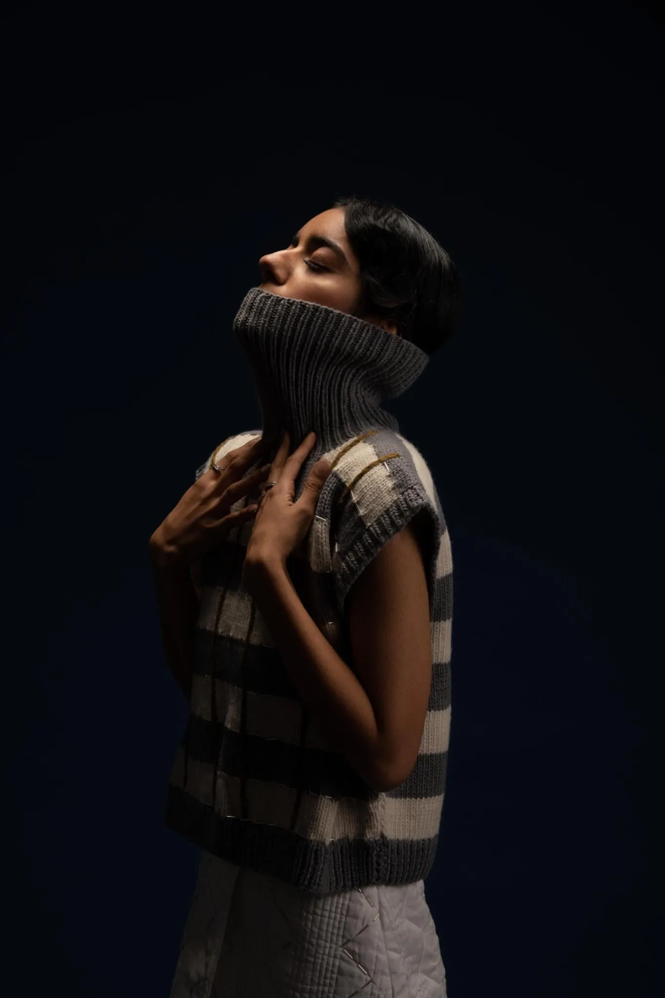 Cloud-land Unisex Turtleneck Vest