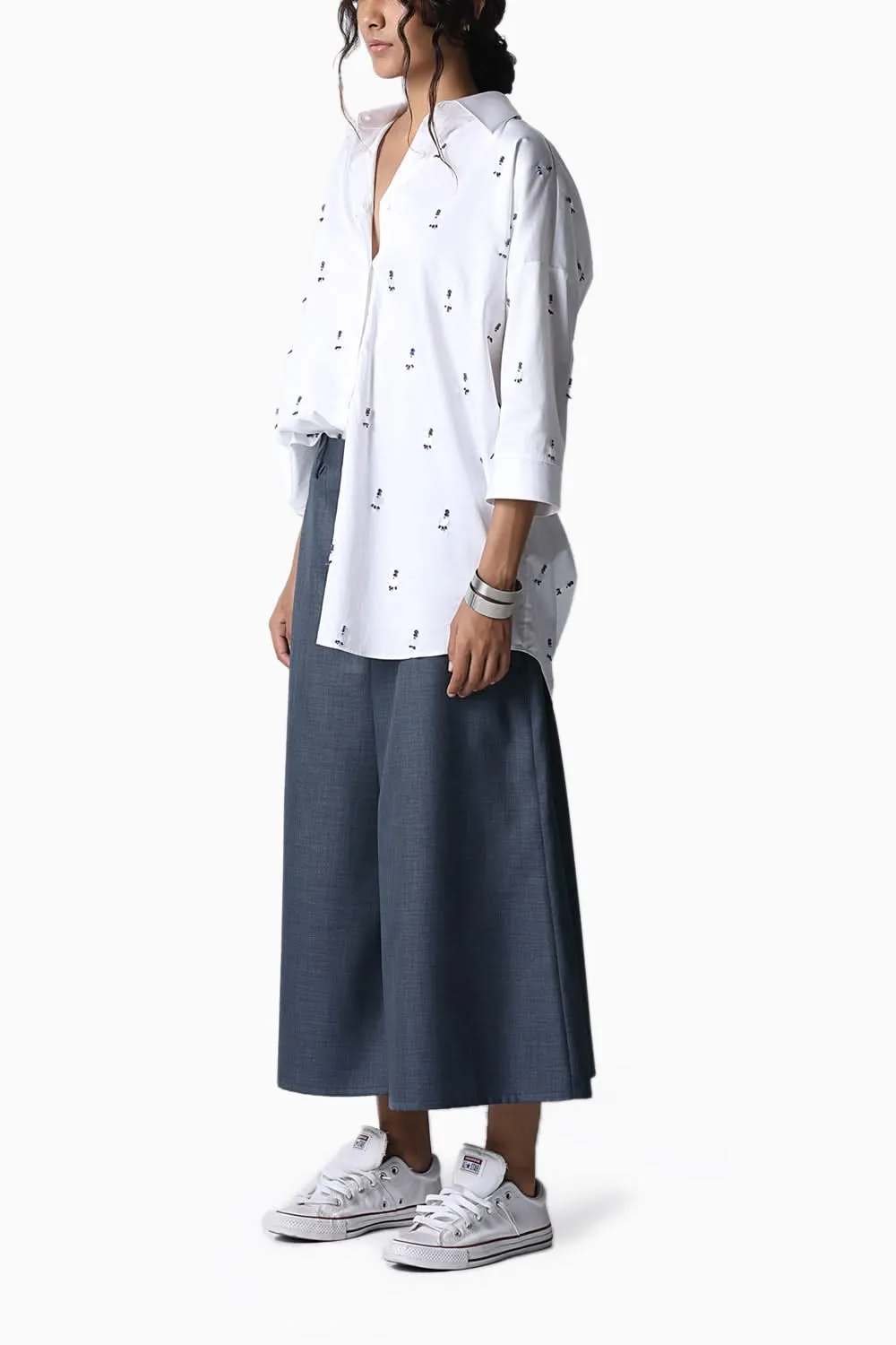Cool blue Urban Culottes