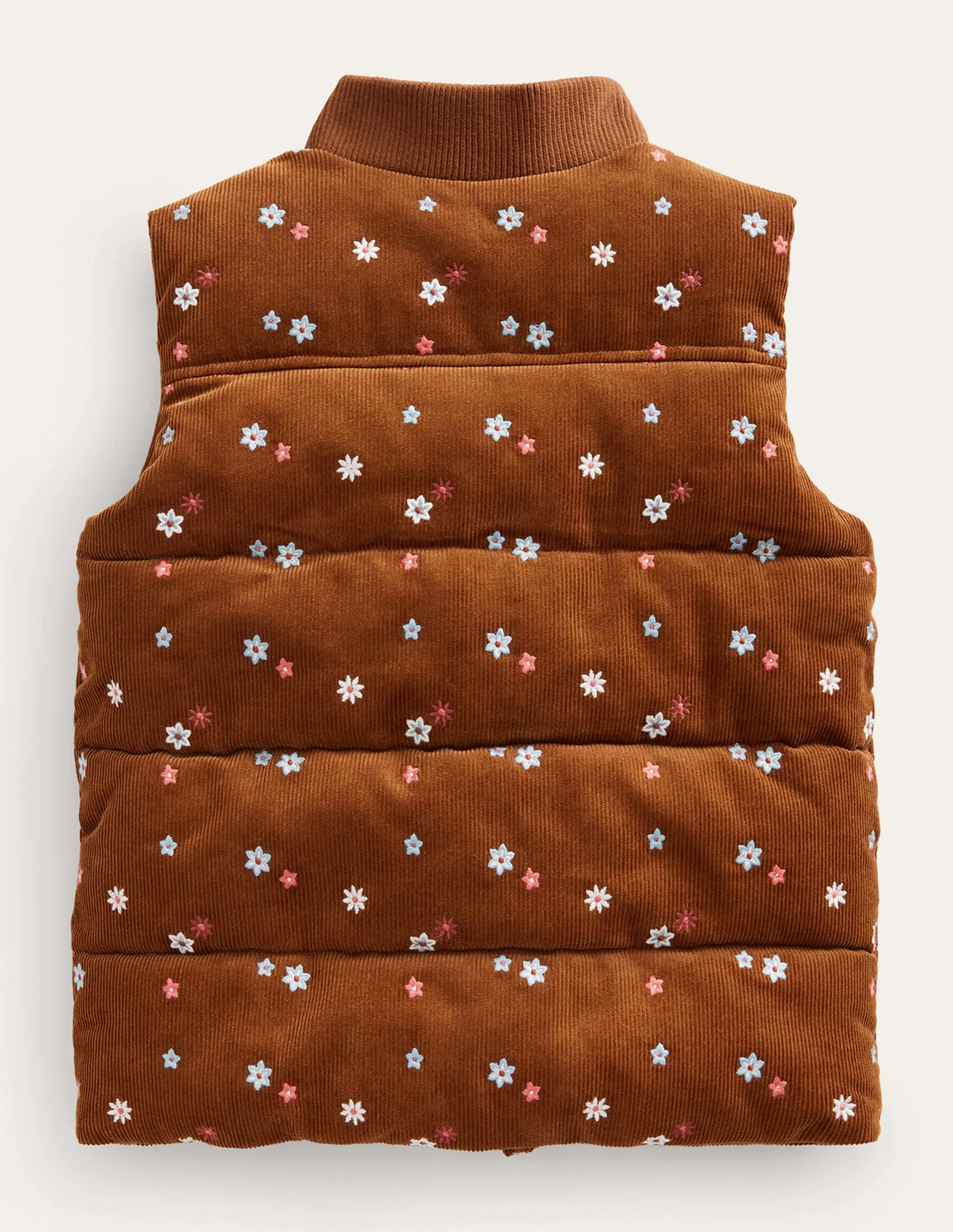 Cord Gilet-Butterscotch Brown