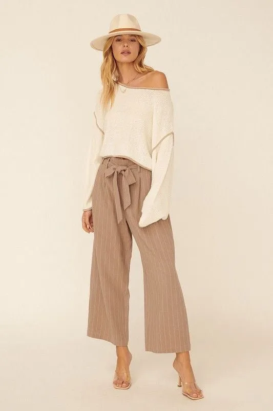 Cream Loki Seam Sweater