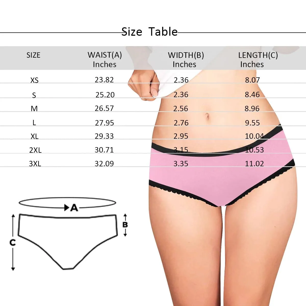 Custom Face Underwear Personalized Greatest Husband Women's High-cut Briefs Valentine's Gift for Girlfriend or Wife