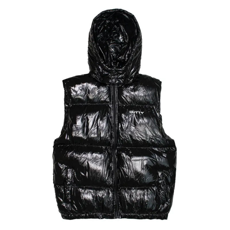 Cutty Men Vespa Fashion Padded Gilet - Black