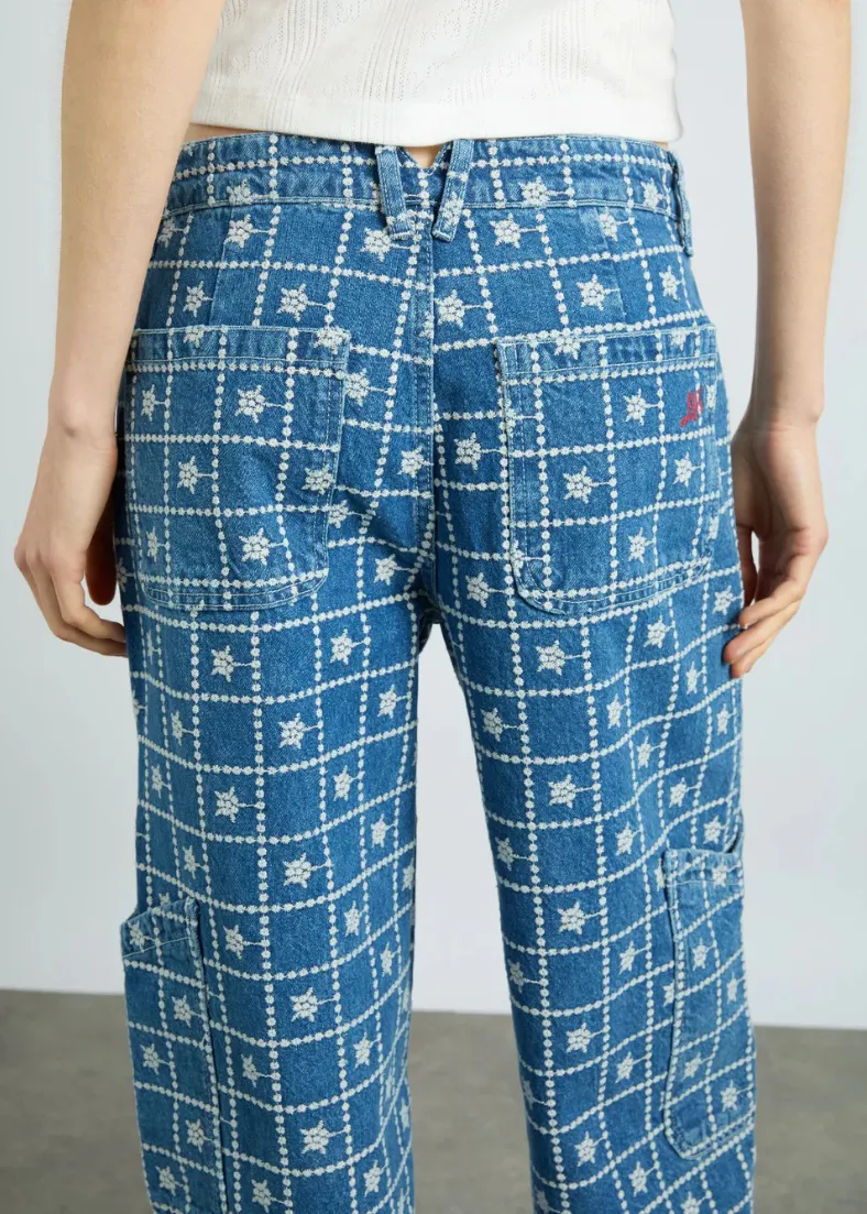 Damson Madder Drew Jeans - Broderie