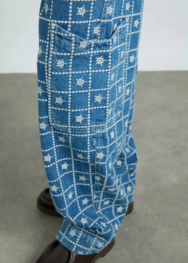 Damson Madder Drew Jeans - Broderie