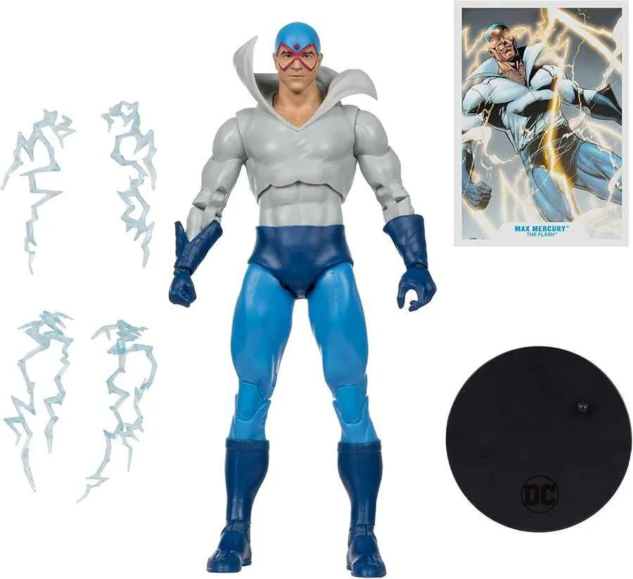 DC Multiverse The Flash Max Mercury Gold Label 7 Inch Action Figure