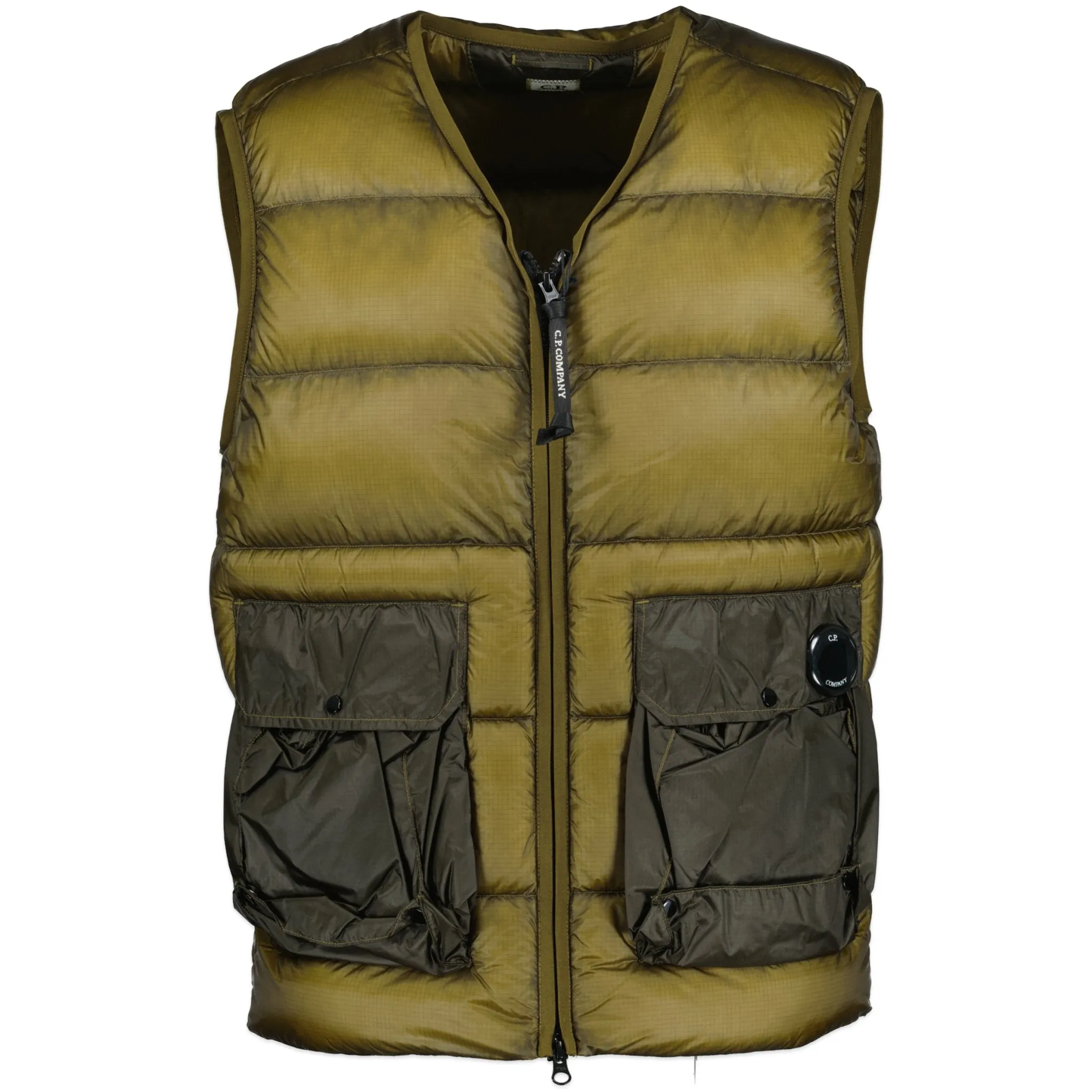 D.D. Shell Padded Down Gilet Brown