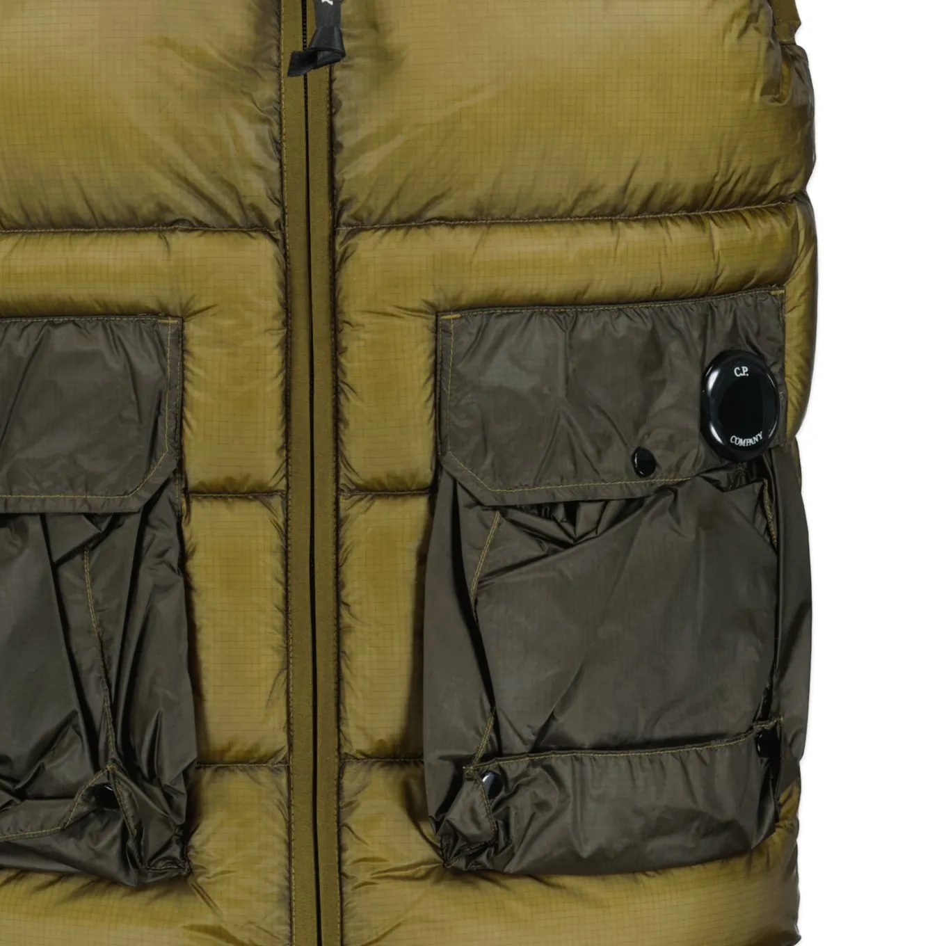 D.D. Shell Padded Down Gilet Brown