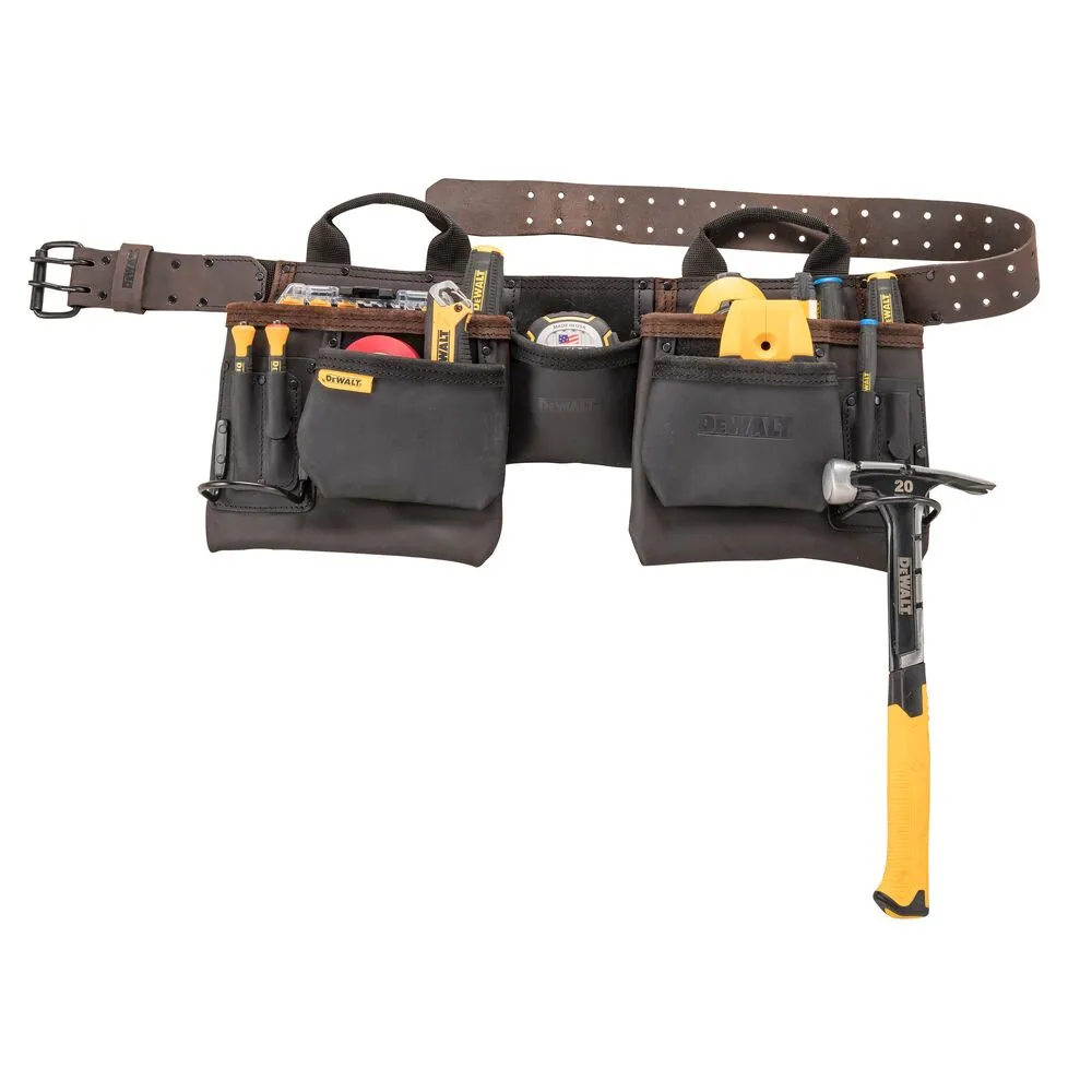 DeWALT DWST550112 Durable Leather Construction Tool Apron