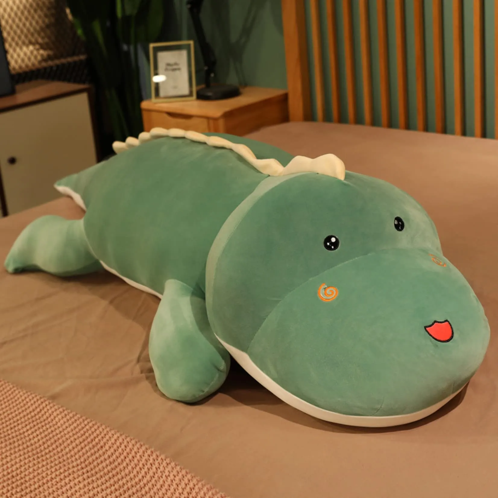 Dinosaur Plush Toy Long Sensory Pillow