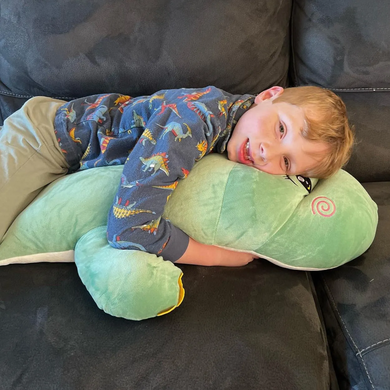 Dinosaur Plush Toy Long Sensory Pillow