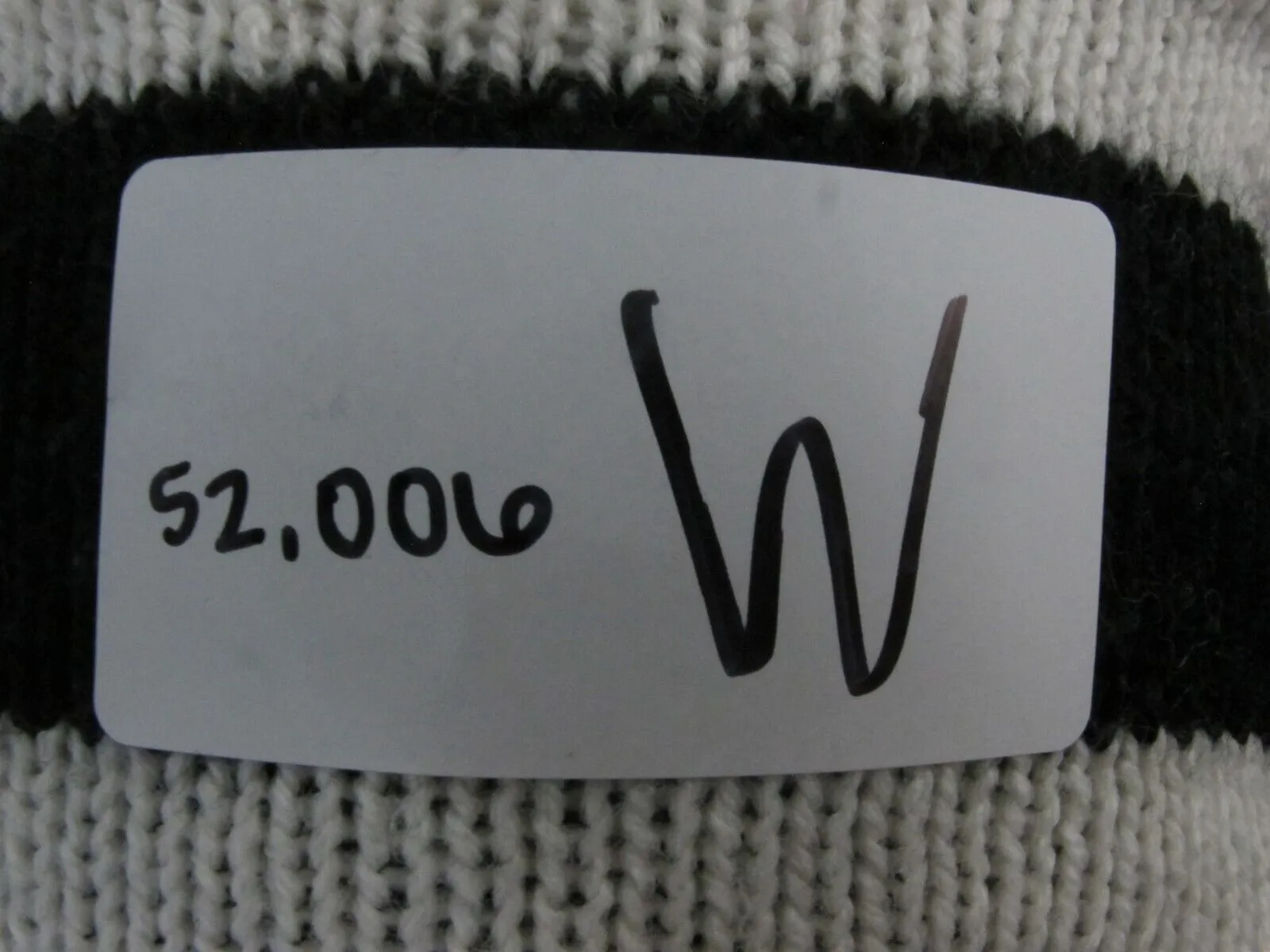 Divided By H&M Womens Crop Sweater Crew Neck Long Sleeve Striped White Black S
