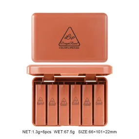 Dragon Ranee Set Of 6 Velvet Long Lasting Waterproof Lipstick DR27