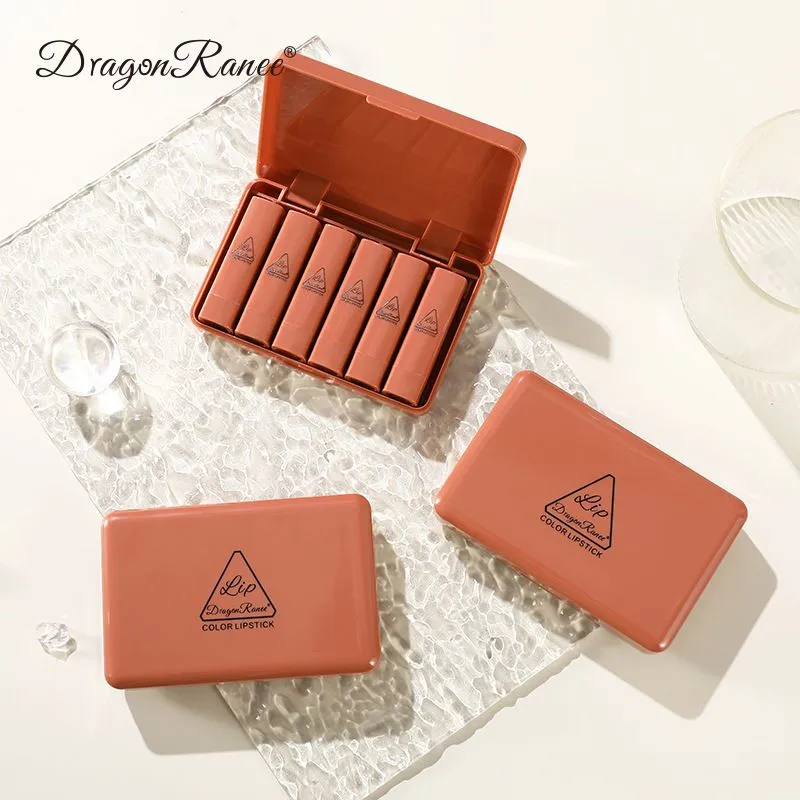 Dragon Ranee Set Of 6 Velvet Long Lasting Waterproof Lipstick DR27