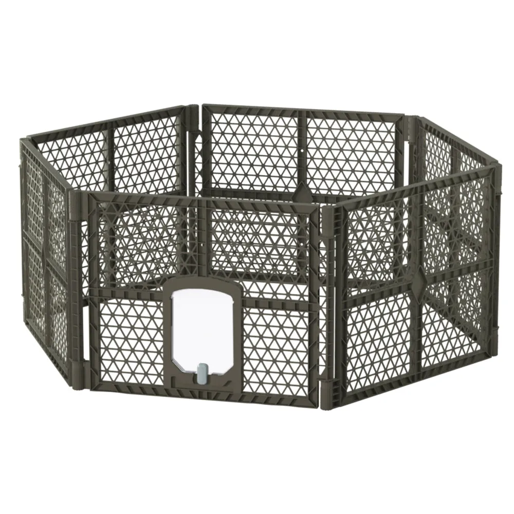Durable 6-Panel Dog Playpen Enclosure, Foldable - i.Pet