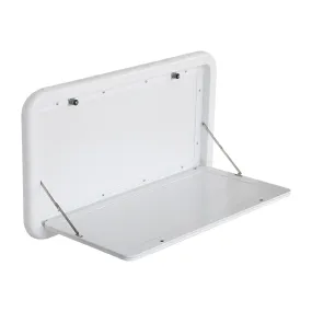 Durable Aluminum Caravan Folding Table, White - KILIROO