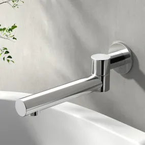 Durable Wall-Mounted Brass Bath Spout, 180° Rotation - Cefito