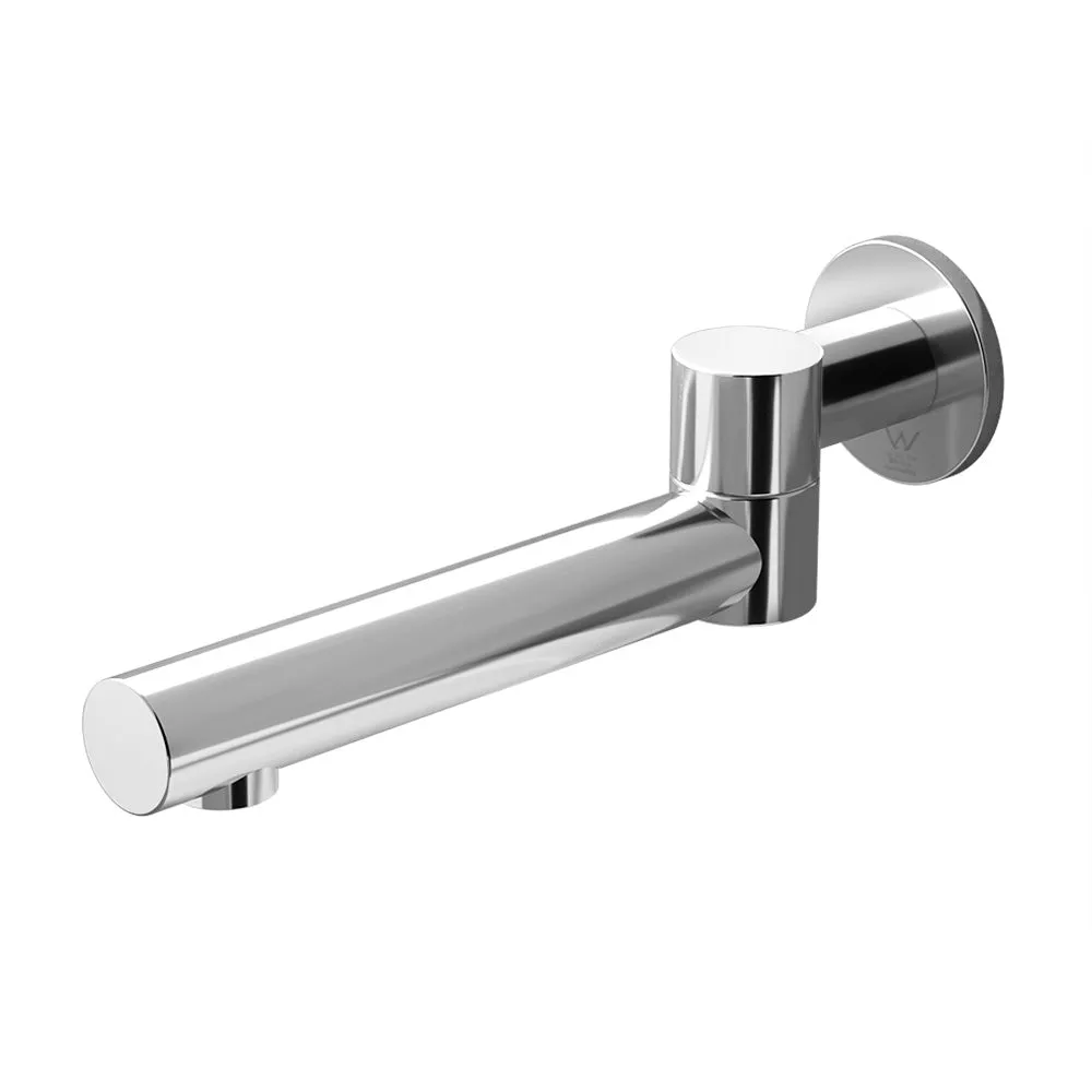Durable Wall-Mounted Brass Bath Spout, 180° Rotation - Cefito