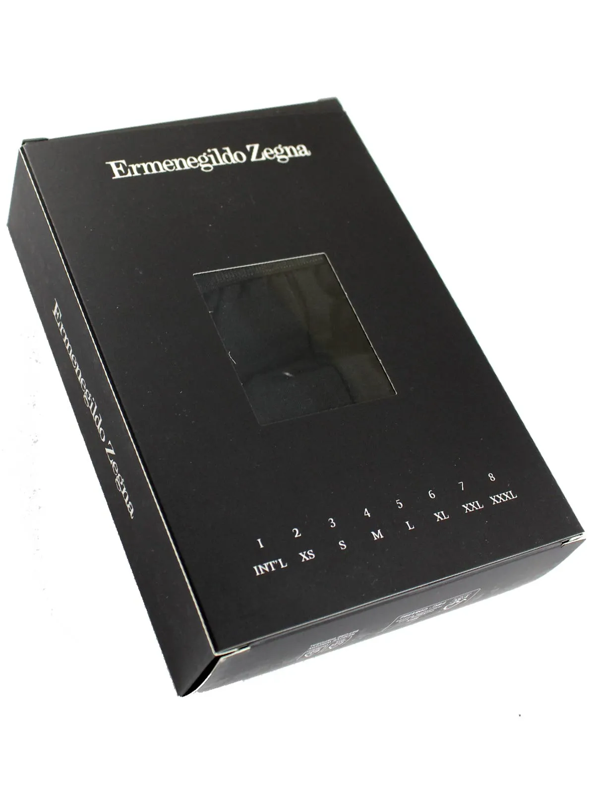 Ermenegildo Zegna Underwear Black Stretch XL Cotton Midi Brief 2 Pack SALE