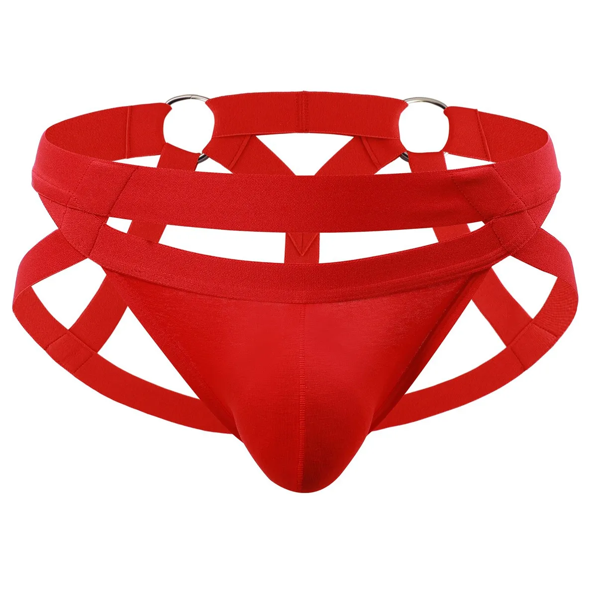 Erotic Men's Underwear / Sexy Hollow Panties for Male / Strap Harness Lingerie