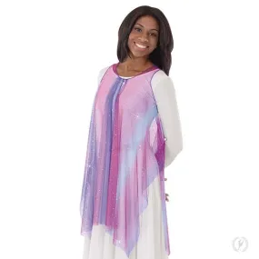 eurotard 13848 womens soft skies draped tunic