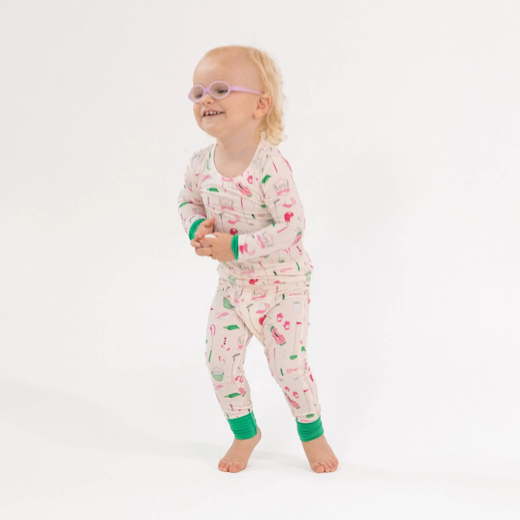 Golf Club Pink - LS PJ Set - Size 5