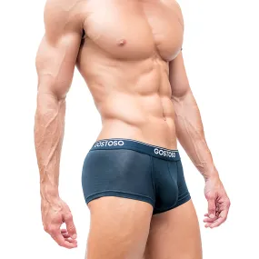 Gostoso Underwear - Solid Boxer Brief Black Underwear